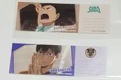 ハイキュー ナンジャ ナムコ 烏野 影山 青城 岩泉 イラストシート セット