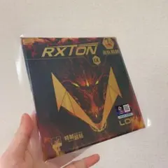 39度 卓球 ラバー　粘着　裏　RXTON９国　LOKI　キョウヒョウ　黒