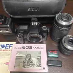 Canon EOS Kiss フィルム一眼レフカメラ 望遠レンズSIGMA2本 - メルカリ