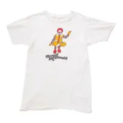 90s ビンテージ McDonald's マクドナルド ドナルド Tシャツ 希少