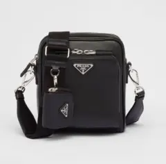PRADA/ポーチ付 レザーショルダーバッグのサムネイル