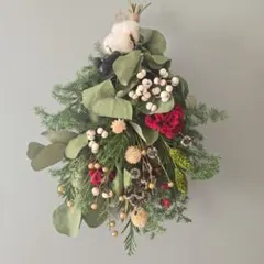 ★ナチュラルドライフラワースワッグ～Winter～