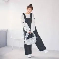 Ange Charmeアンジュシャルム サロペット　新品未使用　Ｌ