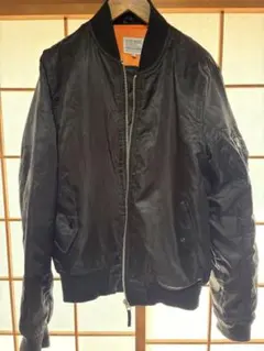 MA-1 ブラック メンズ ストリート フライトジャケット 春秋冬アウター