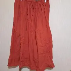 赤 ロングスカート