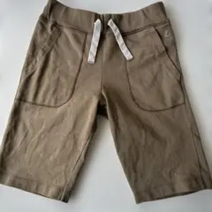 プチバトー　ブラウン　ハーフパンツ　8ans