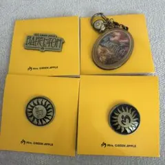 Mrs. GREEN APPLE ピンバッジ・キーホルダーセット