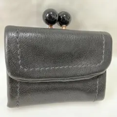 美品 tsumori chisato carry 二つ折り財布 がま口 ブラックのサムネイル
