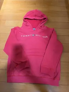 TOMMY HILFIGER 赤 フード付きパーカー 6-7歳
