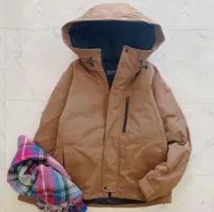 極美品　アーバンリサーチサニーレーベル　フーディーダウンジャケット　ブラウン