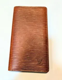 Louis Vuitton ブラウン レザー 長財布のサムネイル