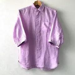 現行✨美品✨完売カラー✨定価¥2.8万 スリードッツ コットンリネン 