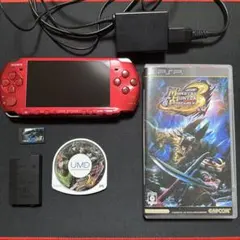 SONY PSP-3000本体 レッド すぐに遊べるセット