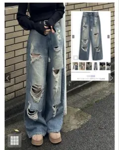 ダメージデニム デニム