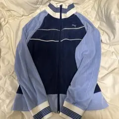 PUMA ジップアップジャケット トラックジャケット　タオル生地