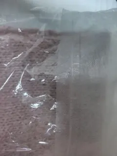 （モヘヤ）ピンク ニットマフラー 未使用