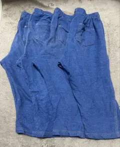 ユニクロ　リラックスフィットレギンス　デニムライク　7分丈