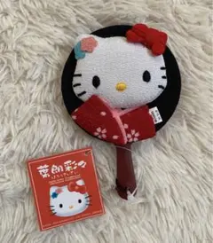 ハローキティ　手鏡　和柄　レトロのサムネイル