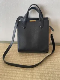 BELLMER ブラックレザーショルダーバッグ