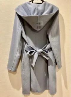 ユニクロ　フード付きロングコート