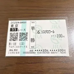 リスグロワール アルテミスステークス 現地馬券