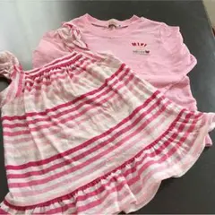 女の子 トップス２枚セット 100センチ 110センチ