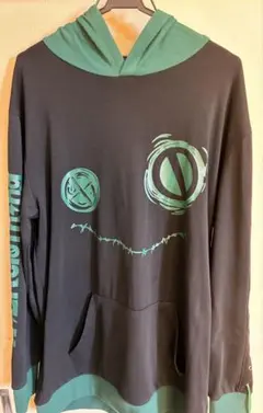 NieR CLOTHING パーカー グリーン ブラック