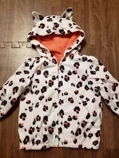 GYMBOREE♡ネコ耳レオパード柄裏起毛ブルゾン70センチのサムネイル