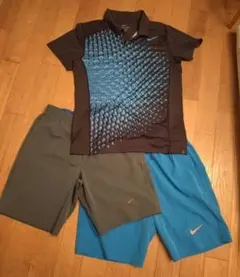 ナイキ　テニスウェア　Мサイズ　シャツ+パンツ2枚セット