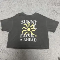 ROXY グレー クロップドTシャツのサムネイル