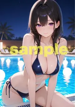 【ラミネート無料】A4サイズポスター/美少女/S495