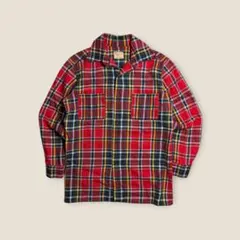 60’s-70’s USA製? ハンドメイド ヘヴィネルシャツ