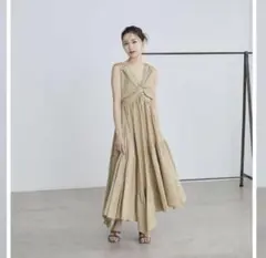 美品　laubeblanc Irregular hem twist Dress