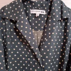 UNIQLO×INES DE LA FRESSANGE ドット柄シャツワンピース
