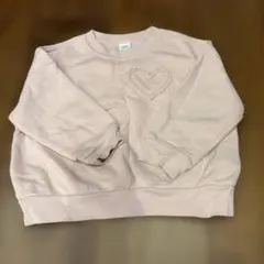 babyGap ハートデザイン トレーナー ピンク 18-24ヶ月