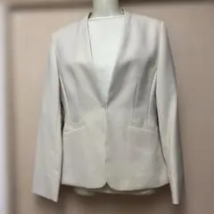 オリヒカ アイボリー ノーカラージャケットのサムネイル