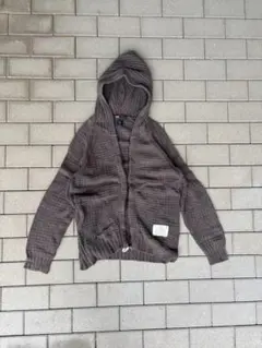 00's archive DIESEL ニットパーカー フーディー ジップ 変形