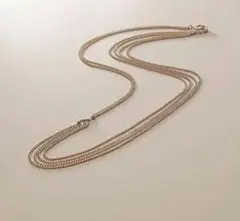 KU-CROISSANT K10あずきチェーン 70cmネックレス925トップ - メルカリ