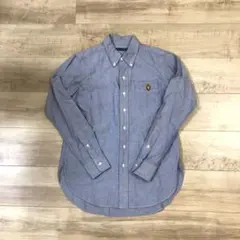 Ralph Lauren ブルー　カジュアル　オックスフォードシャツ