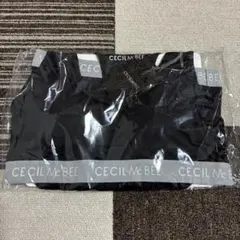 CECIL McBEE ブラジャーショーツセット ブラック Lサイズ　黒