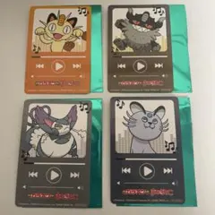 ポケモン 30周年 まねきねこ 再生画面風カードニャビー ニャヒート ガオガエン ポケモン 30 まねきねこ 再生画面風カード ニャビー ニャヒート