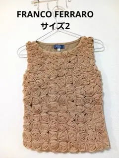 FRANCO FERRARO ノースリーブトップス サイズ2 美品 レディース