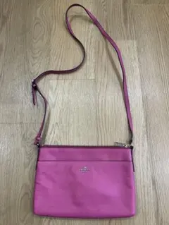 coach ショルダーバッグ　ピンク