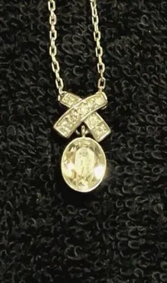 【極美品】 SWAROVSKI スワロフスキー ネックレス ライスサイアム
