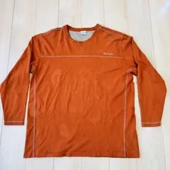 Columbia 長袖 フリース XXL オレンジ ビッグサイズ　【E-2】