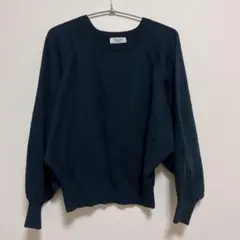 Té chichi ダークネイビー 長袖ニット