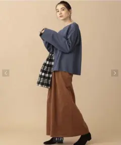 ビューティアンドユース 裏毛ルーズスリーブプルオーバー