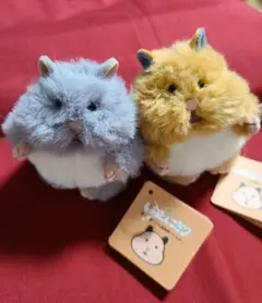 はむにぎり りぶはあと ぬいぐるみ 2点セット　みたらし　ごまきち　ハムスターのサムネイル