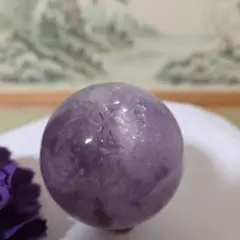 ✴️美品✴️高品質✴️ピンク瑪瑙 ピンクアゲート 丸玉 スフィア 金色