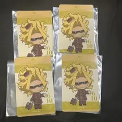 ヒロアカ　アニカフェ　プレートカード　オールマイト 4枚セット